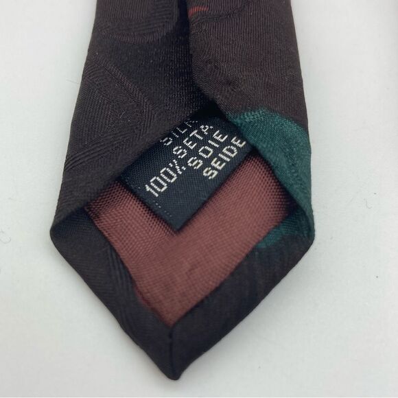 Stefano Milano Silk Abstract Modern Print Tie Italy - Picture 5 of 7